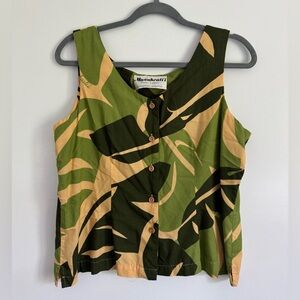 XL vintage manuhealii green top (says XL but fits more like a L)